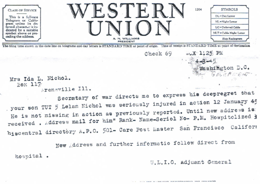 Telegram to Nicol family (2)